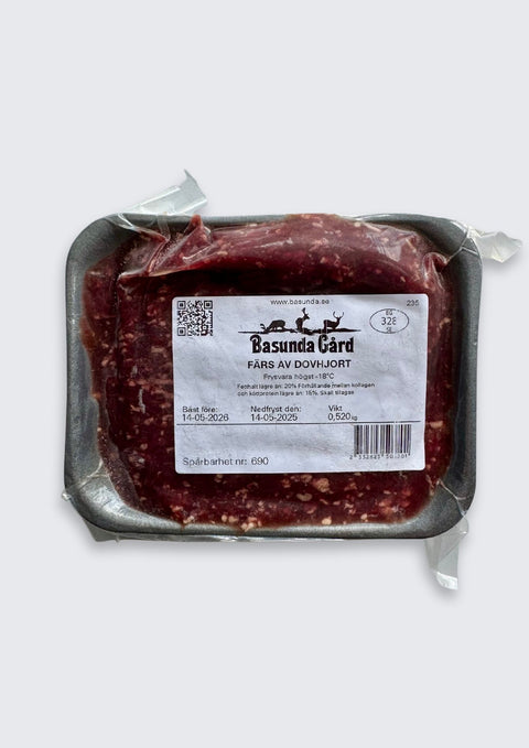 Dovhjort färs, ca 500g