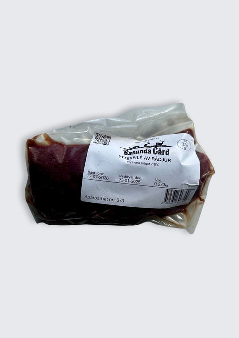 Rådjur ytterfilé, ca 400g