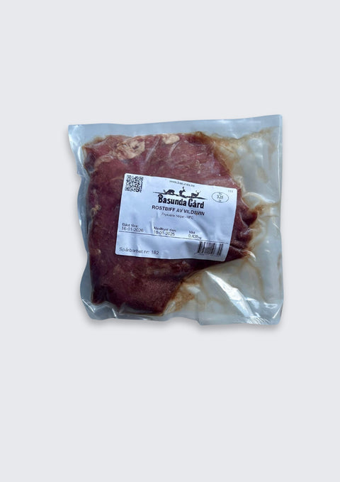 Vildsvin rostbiff, ca 450g