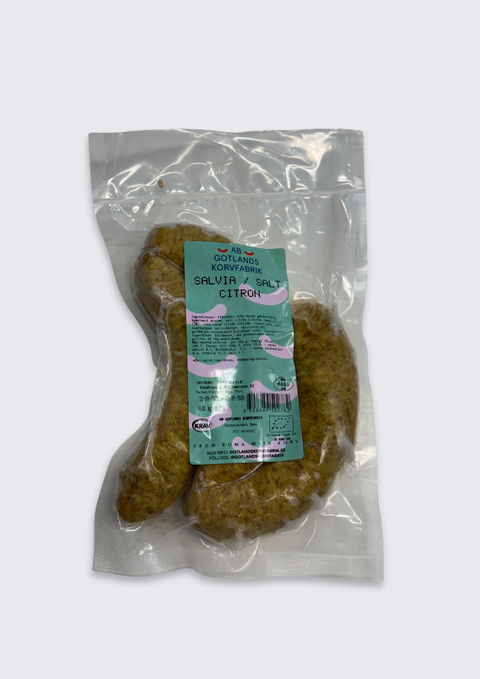 Salvia & Salt citron, färskkorv nitritfri 280g EKO