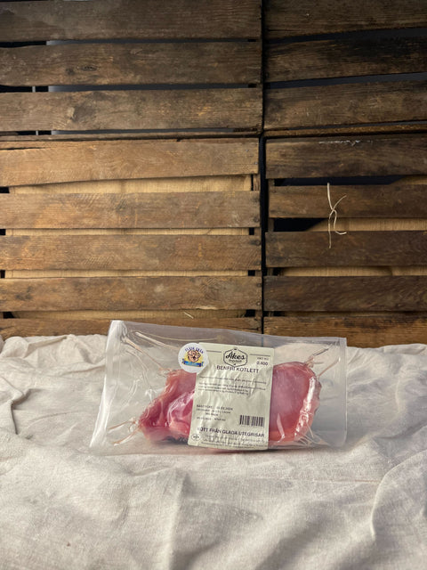 Fläskkotlett benfri i bit 400g