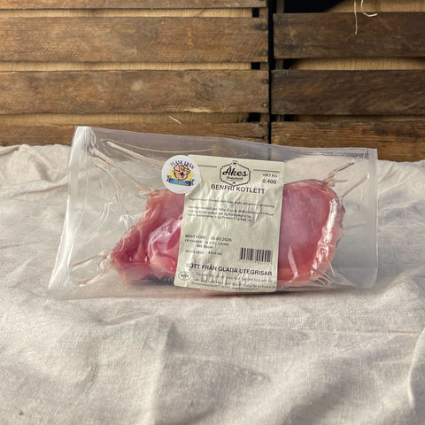 Fläskkotlett benfri i bit 400g