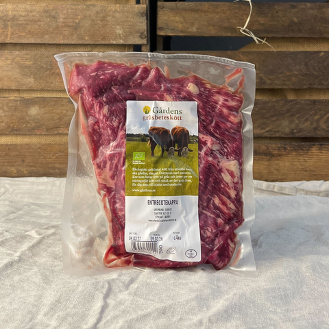 Entrecotekappa gräsbeteskött EKO 200g