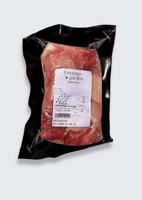 Grytbitar fläsk EKO 600g