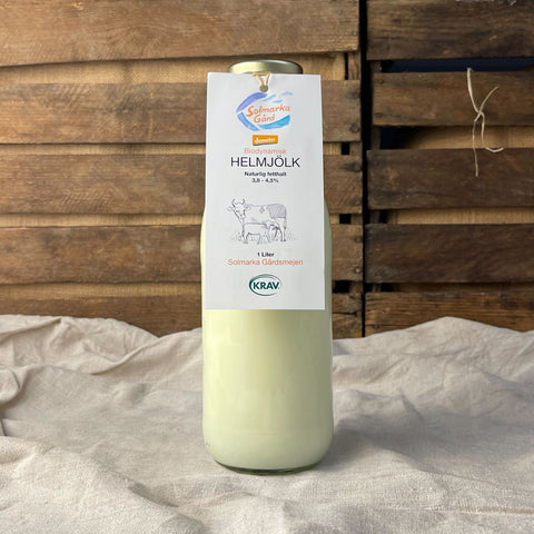 Lågpastöriserad helmjölk EKO 1L