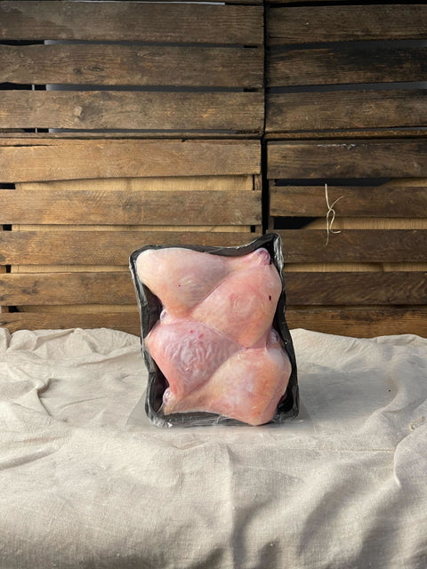 Grönbeteskyckling klubbor