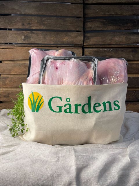 Låda med grönbeteskyckling