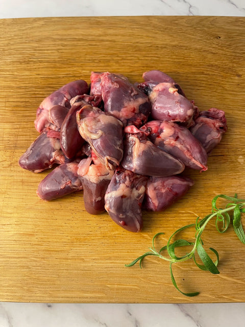 Hjärta från grönbeteskyckling ca 550g