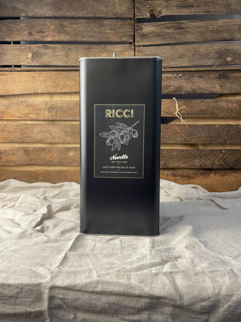 Ofilterad kallpressad Novello olivolja EKO 5L