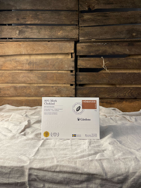 80% Mörk choklad 70g