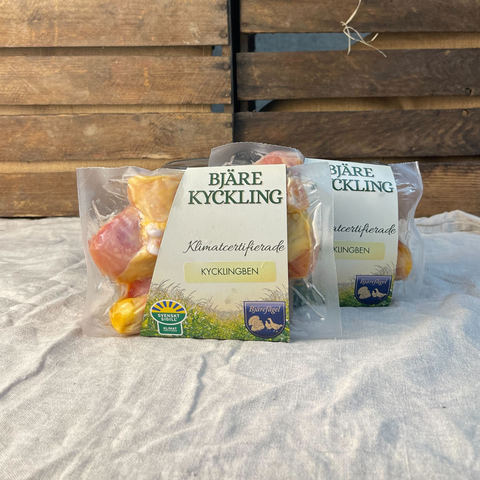 Tvåpack kycklingben långsamväxande kyckling 500g x 2