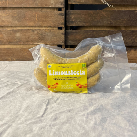 Limonsiccia, nitritfri färskkorv 260g EKO