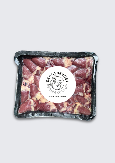Hjärta från grönbeteskyckling ca 550g
