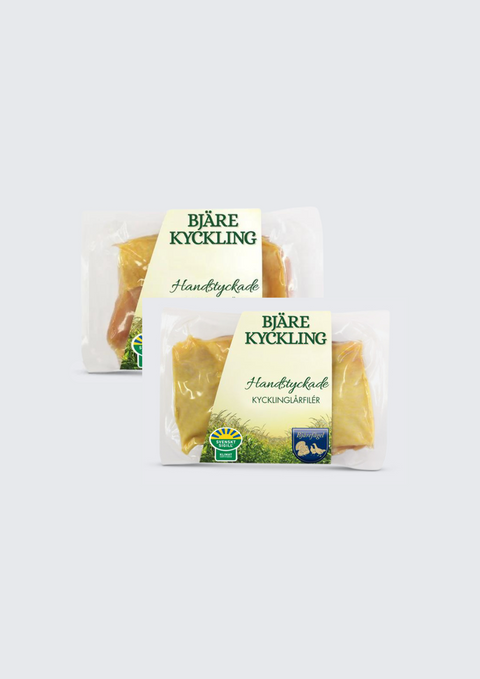 Tvåpack klimatcertifierad lårfilé 450g x 2
