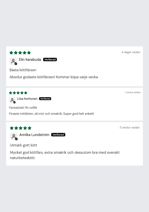 Fransyska Naturbeteskött EKO