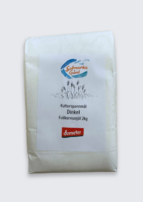 Biodynamiskt mjöl dinkel fullkorn 2kg EKO