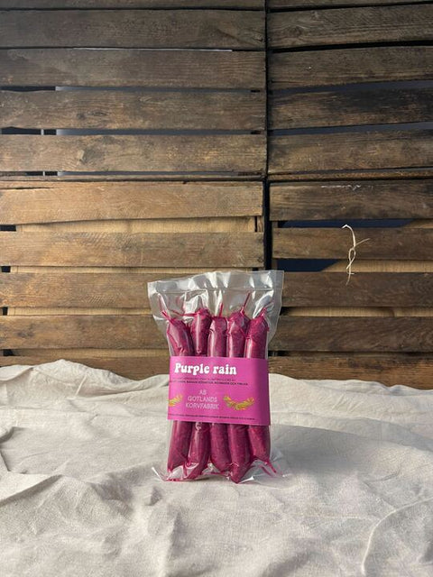 Purple rain, nitritfri färskkorv på lamm 240g EKO