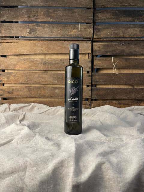 Ofilterad kallpressad Novello olivolja EKO 0,50L