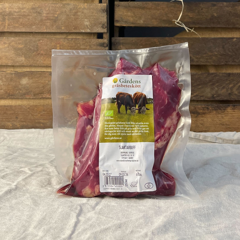 Slaktarbiff gräsbeteskött EKO